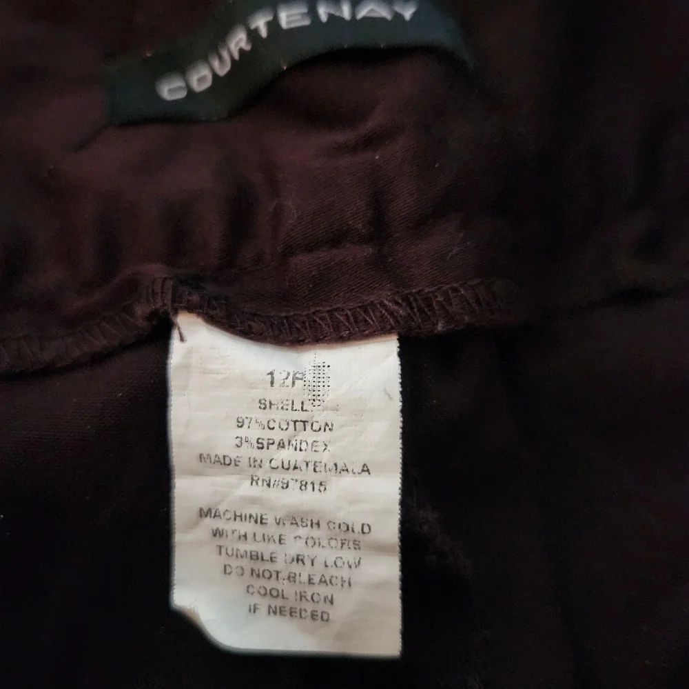 Courtenay Chocolate Brown Wide Leg Flowy Capri Dress Pants/Trousers/Slack Sz 12P
